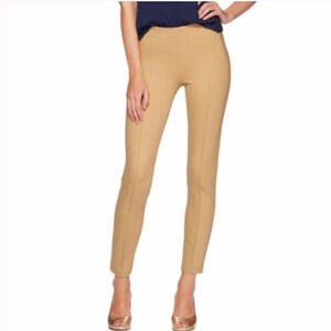 Lilly Pulitzer Toasted Coconut Tan Travel Vacation Pull-on Pant W-060 Sz S